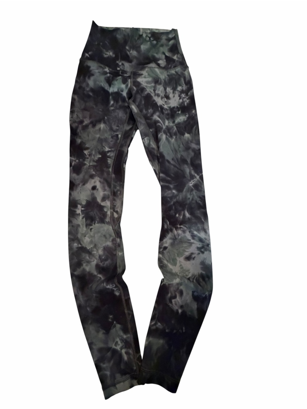Lululemon Align Diamond-Dye High-Waist Leggings in Black & Charcoal